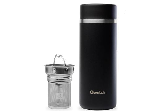 Dubbelwandige RVS mug of teamaker met filter 400Cl.