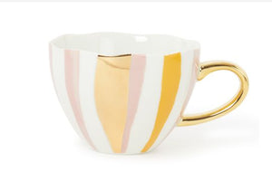 "Good morning" mug "stripes" voor koffie of thee