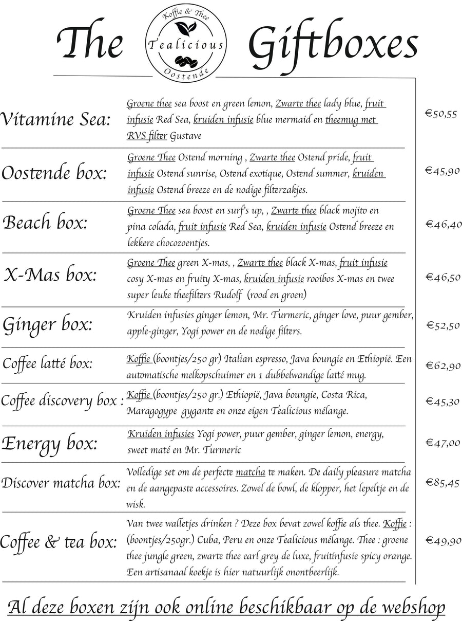 Coffee latte giftbox