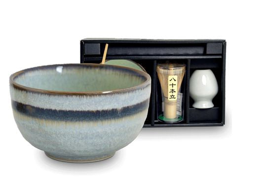 Matcha giftset white earth